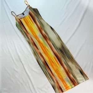 Colorful Midi Dress